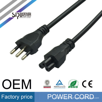 SIPU high speed Italy power cord plug for laptop wholesale copper wire electric cable best computer power cable price